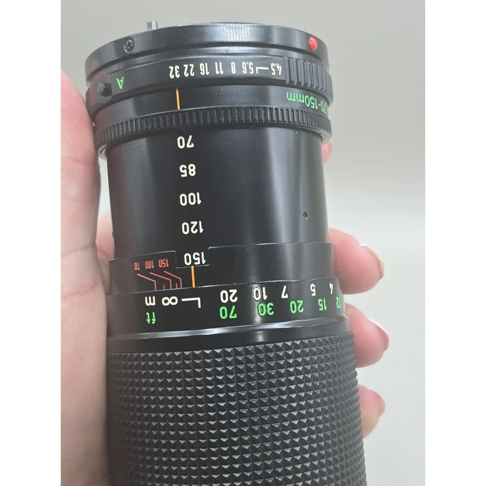 Canon  FD 70-150mm f/4.5 FDn MF Telephoto Zoom Lens Tested Japan